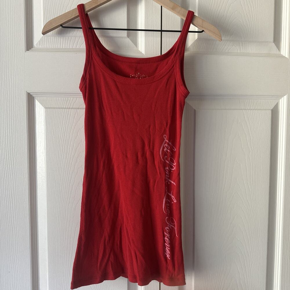 Vintage - Victoria's Secret PINK Let Pink Live Forever Tank Top - XS